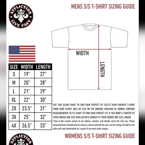 Affliction T-shirt - Picture 7 of 8